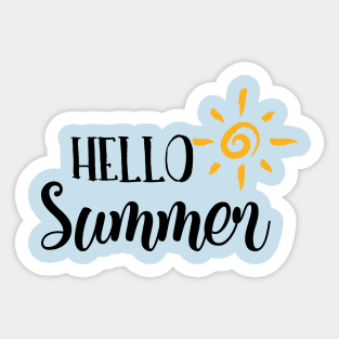 Hello Summer Sticker